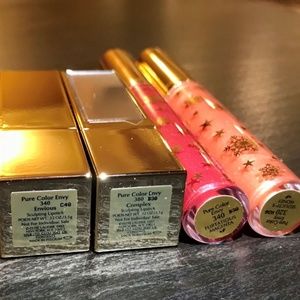 Estee Lauder Pure Color Lipsticks & Gloss Bundle